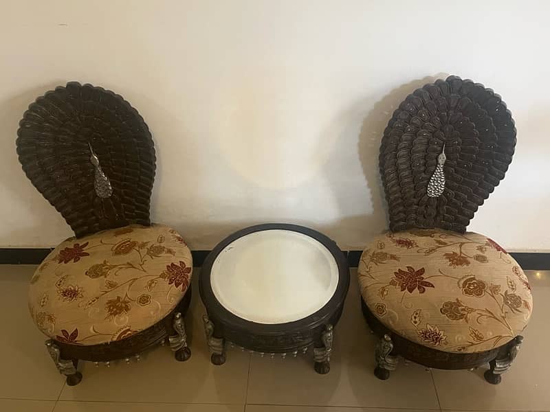 chair set with centre table 1