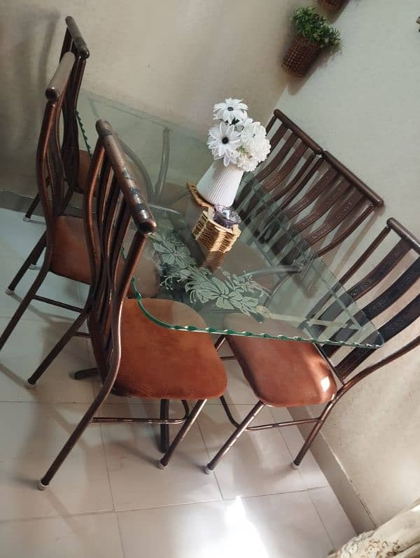Dining table with chairs 6