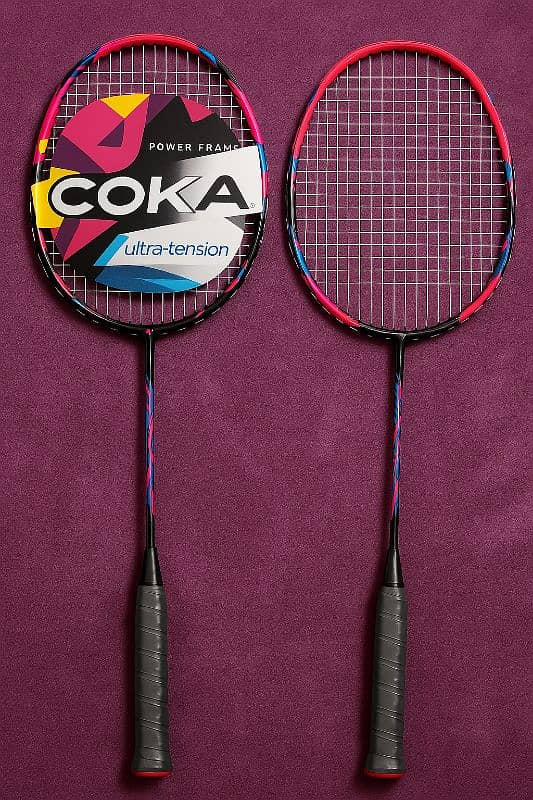 Coka Sports C-72 Badminton Rackets Set of 2 with Premium Cover 2