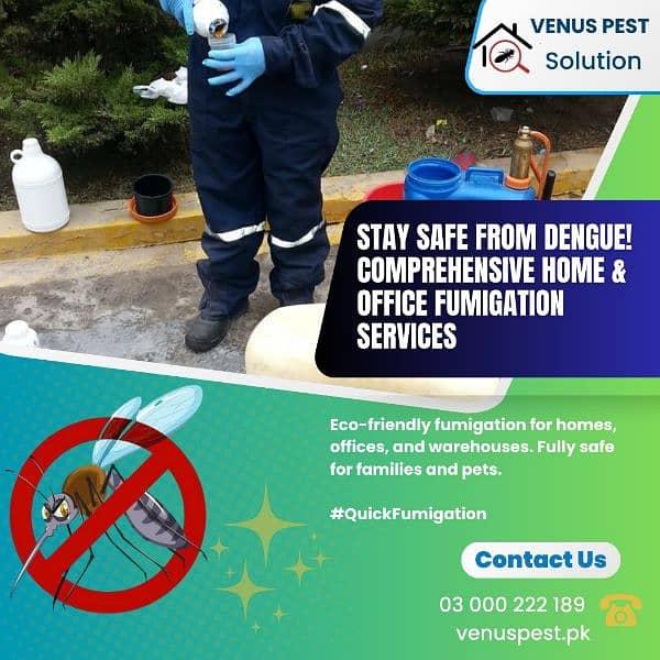 Mosquito Spray/Dengue Spray/Pest Control/Termite Control/Fumigation 3