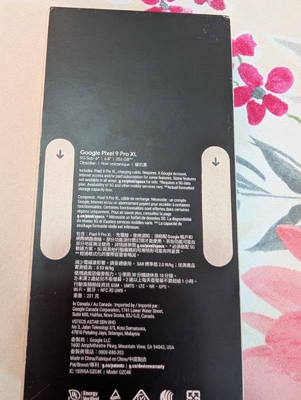 Google Pixel 9 Pro XL 512 GB , 256 GB. Not PTA 5
