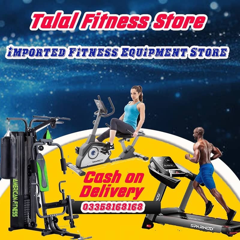 Branded Treadmill  | Imported Exercise Running Machine With Warranty 8