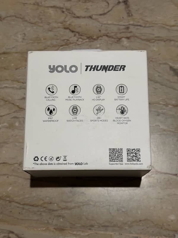 YOLO Thunder Smartwatch, barely used 2