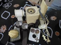 Moulinex Food factory (juicer, meat grinder, vegetables cutter)