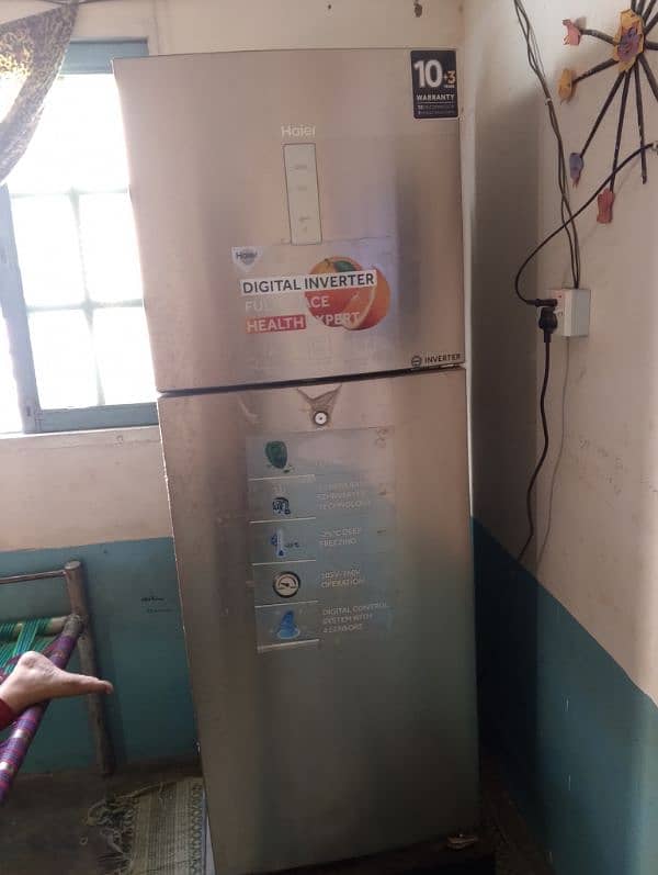 Haier Digital inverter Refrigerator, 10/10 condition Compressor, , 0