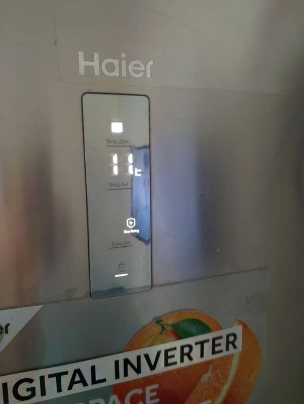 Haier Digital inverter Refrigerator, 10/10 condition Compressor, , 5