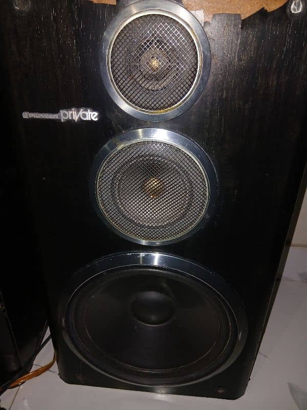 Pioneer Amplifier, Speakers 10 inches and Dvd player 3
