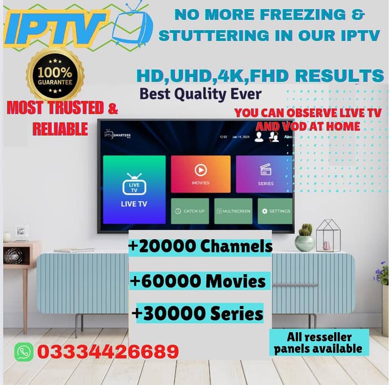 Entertainment solution with our iptv streaming *03334426689* 0