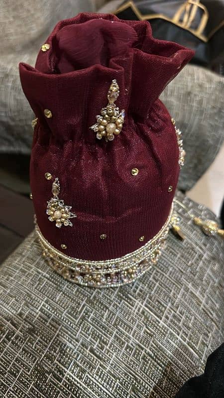 mehroon bridal dress 5