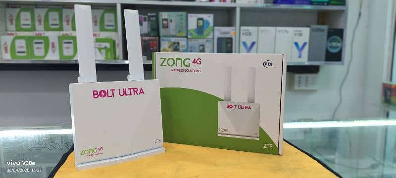New ZonG 4G Bolt Ultra Wifi Router Available. 0