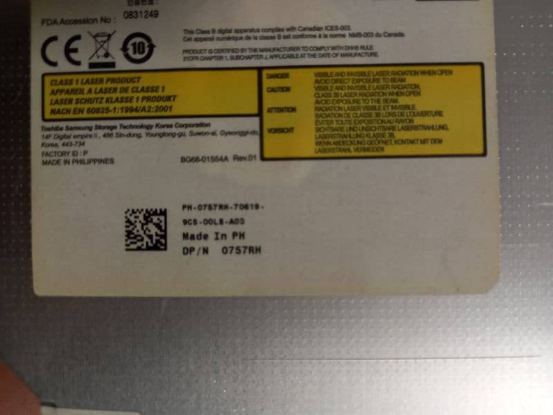 Toshiba Original DVD Rewritable TS-L633 4
