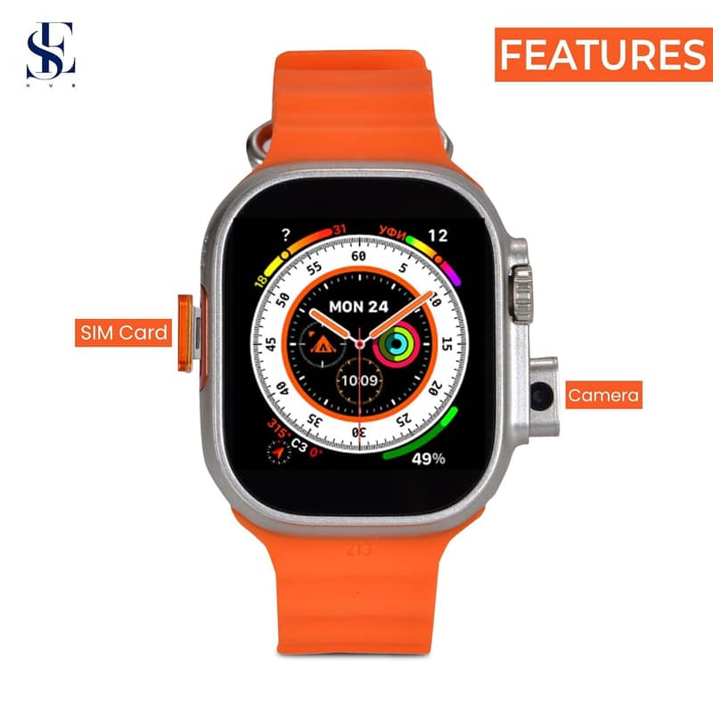 4G Smart Watch With Camera And Sim 1
