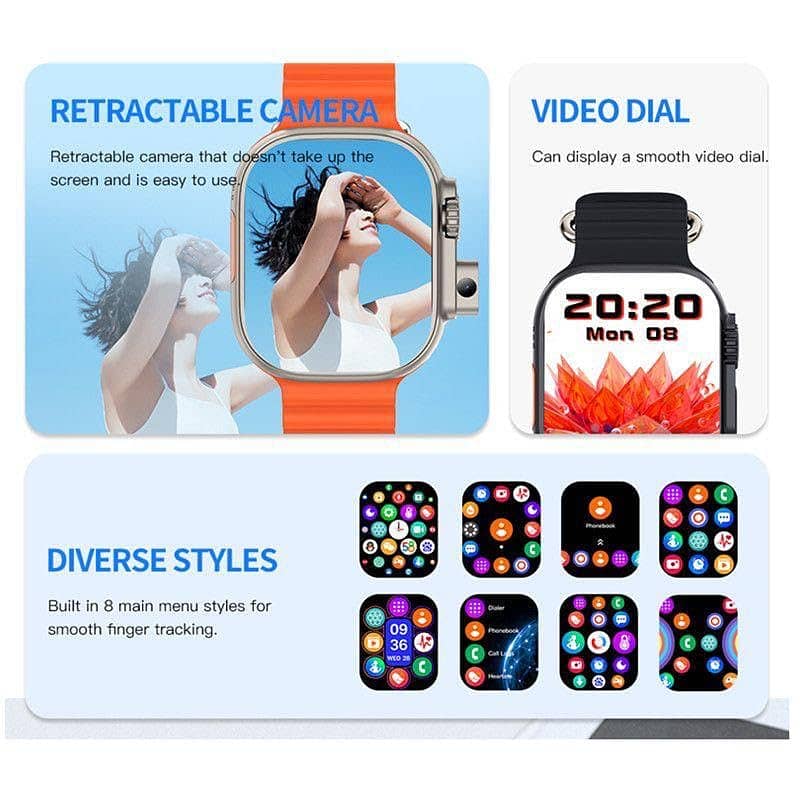 4G Smart Watch With Camera And Sim 7