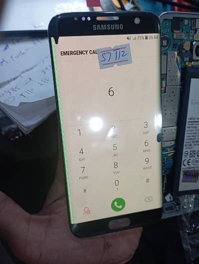 s7 edge mobile panel with minor line