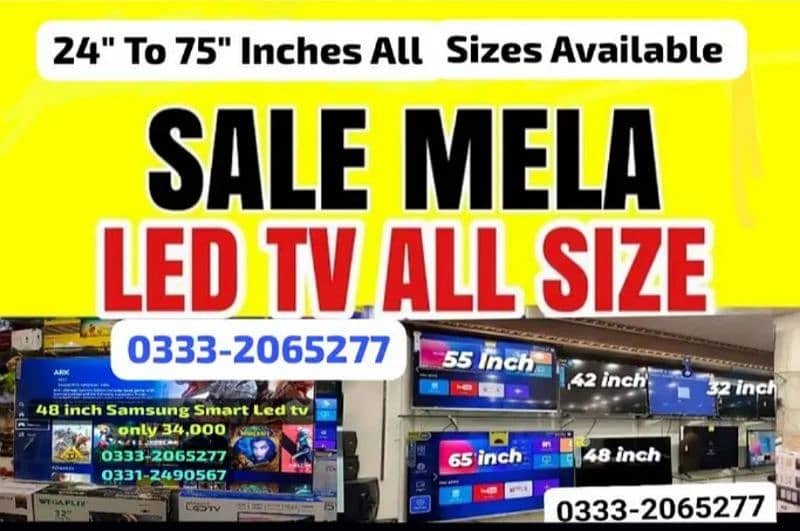 32" 42" 48" 55" Inch SMART Android LED TV WiFi New model 0