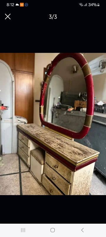 wood dressing table 0