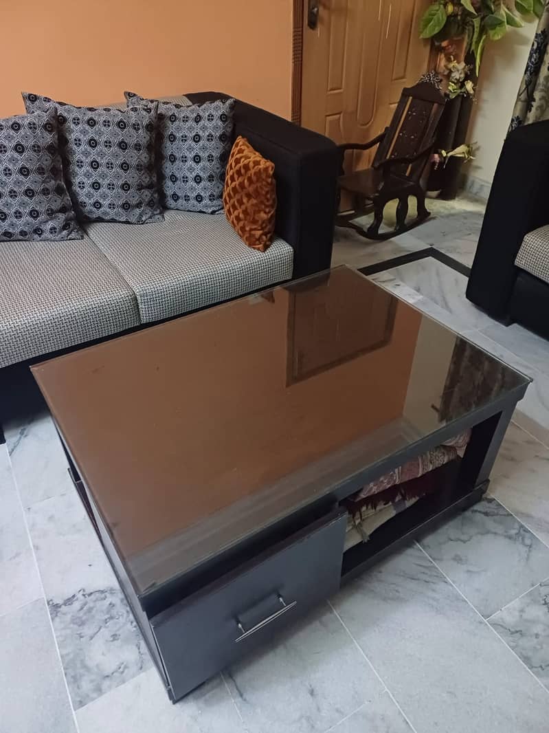 5 Seater Sofa and Center Table for Sale, call after 5 PM 1