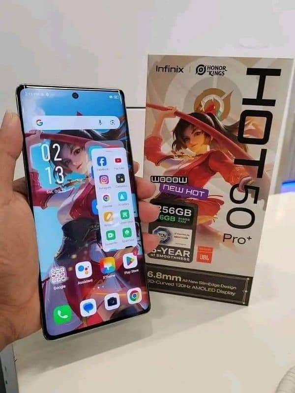 infinx Hot 50pro plus 16/256 GB 0230916581  my what'sap number 2