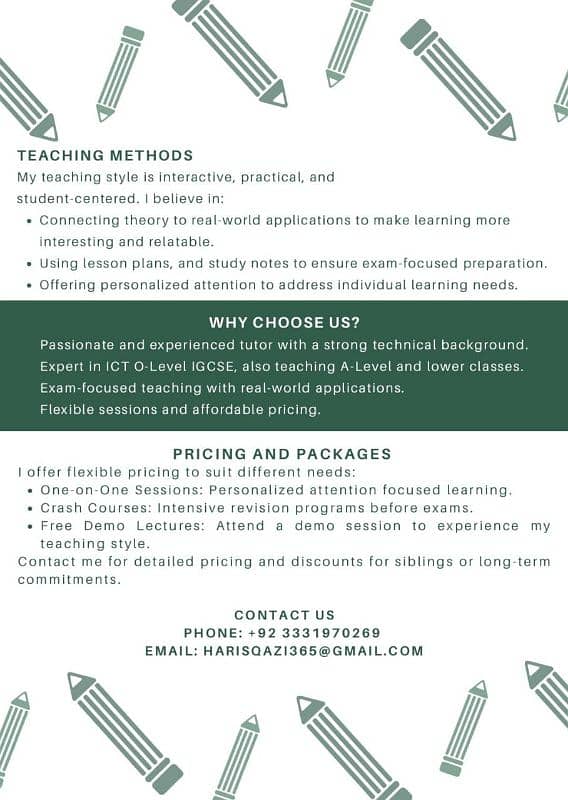 Qualified ICT Tutor for Cambridge IGCSE & O-Level – Online 1