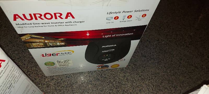 Aurora Liger Ar-2600, 2 batteries wala UPS (brand new) 3