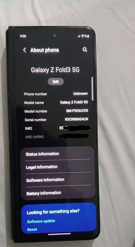 Samsung Z Fold 3 5G (12gb Ram & 256gb ROM) Exchange Possible 2