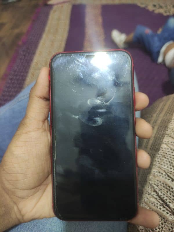 i. phone 11 good condition less scratches 0