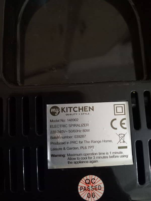 My Kitchen Electric vegetable/ Salad Maker 2