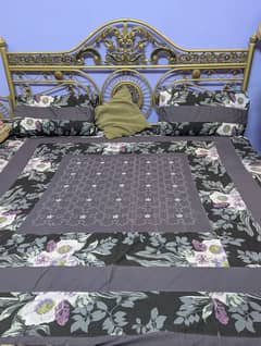 rod iron bed