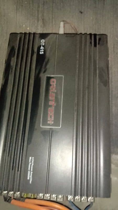 subwoofer and amplifier 2