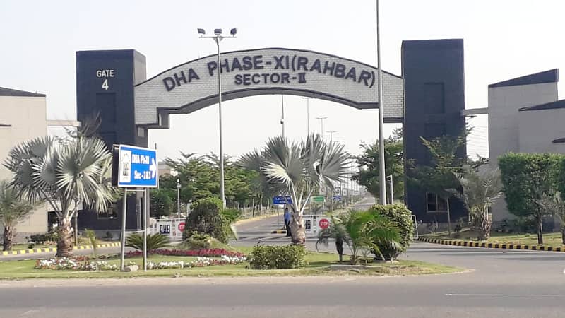 8 Marla CORNER Residential Plot For Sale In DHA P11 Rahbar Phase 1 Block A Lahore 0