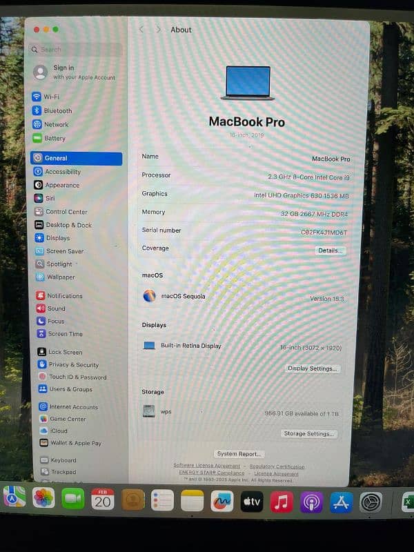MacBook Pro 16inch 2019 Core i9 32GB Ram 1TB SSD 3