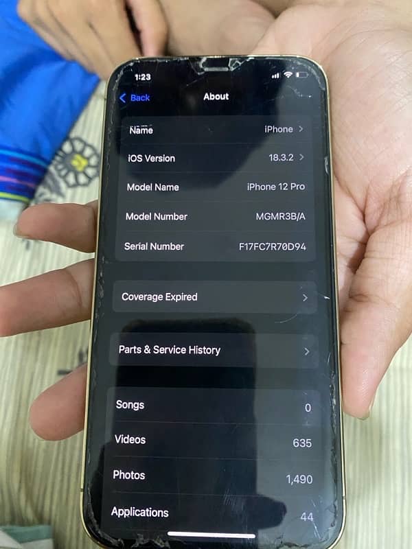 Iphone 12 pro pta approved 256gb Golden Color 2