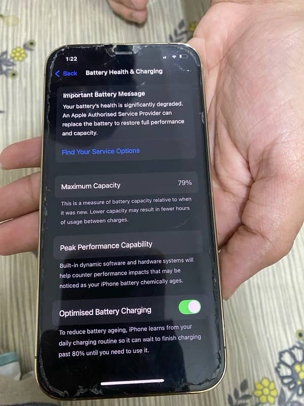 Iphone 12 pro pta approved 256gb Golden Color 6