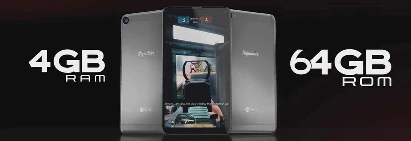 DANY Signature S8 Tablet (4gb ram/ 64gb internal storage)- 31%off 6