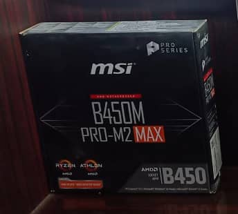 MSI B450M PRO-M2 MAX AMD AM4 Motherboard 1