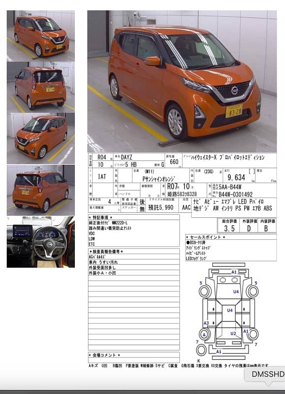 Nissan Dayz Highway Star 2022 9500Km May 2025 Import 2020 2021 days 4