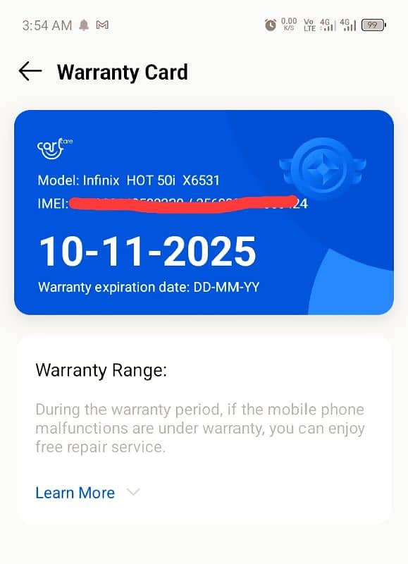 Infinix hot 50i for sale in good condition 6