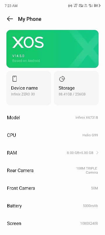 infinix zero 30 13/256 4