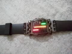 Beautiful and colorful LED watch for sale
