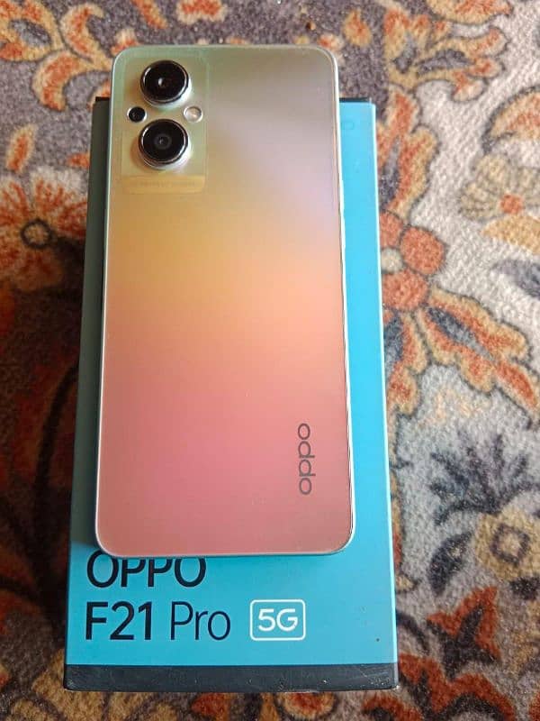 Oppo f21 Pro 5G mobile 8/128gb. Contact on WhatsApp 0332/7451/174 1