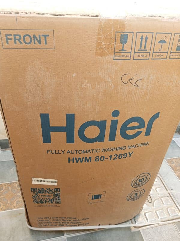 Haier washing maching automatic 8 kg 0