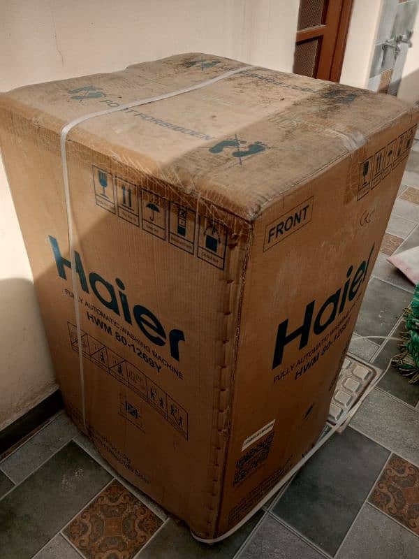 Haier washing maching automatic 8 kg 2