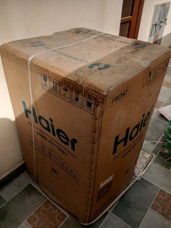 Haier washing maching automatic 8 kg 3