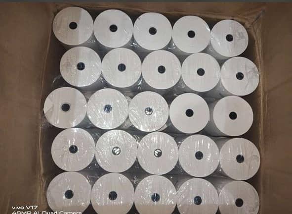 Thermal Printer Paper Roll/ Barcode label sticker roll/ wax ribbon flm 0