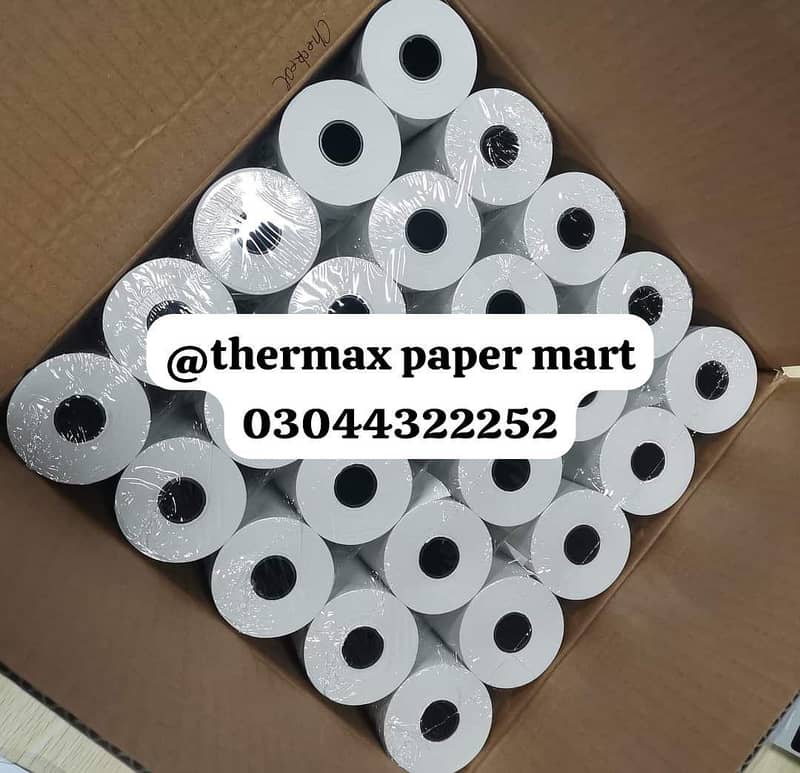 Thermal Printer Paper Roll/ Barcode label sticker roll/ wax ribbon flm 2
