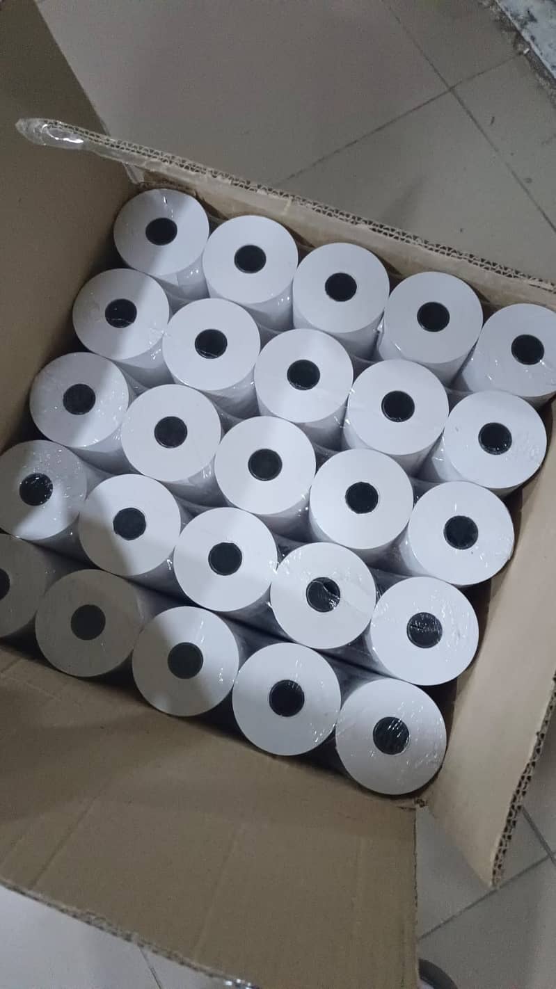 Thermal Printer Paper Roll/ Barcode label sticker roll/ wax ribbon flm 5