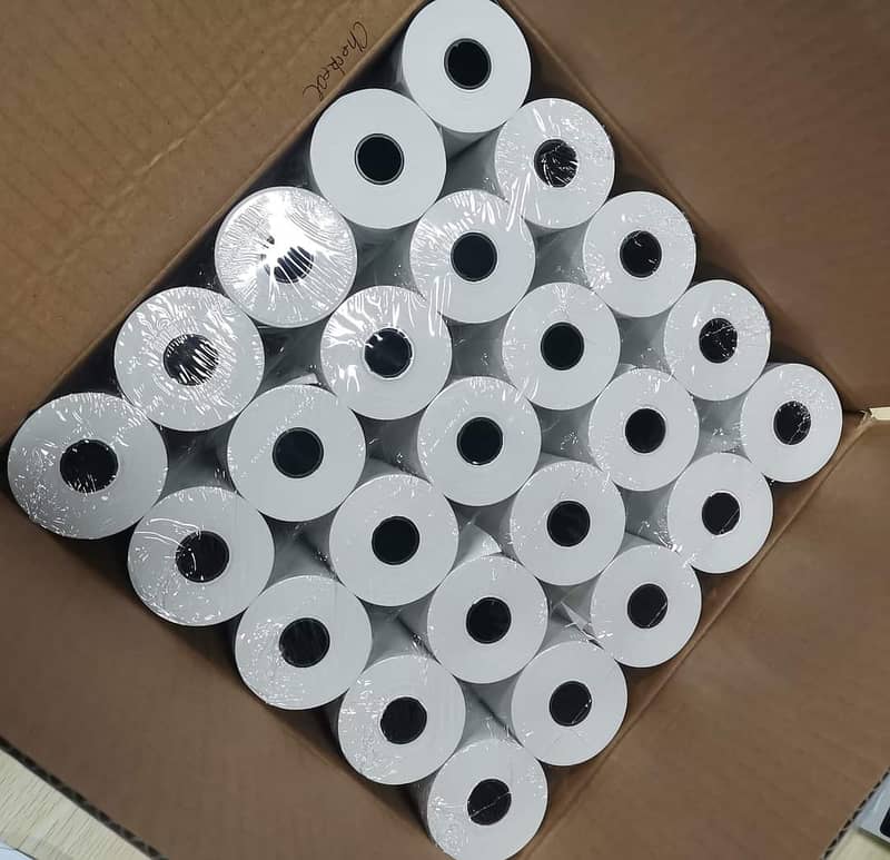Thermal Printer Paper Roll/ Barcode label sticker roll/ wax ribbon flm 9