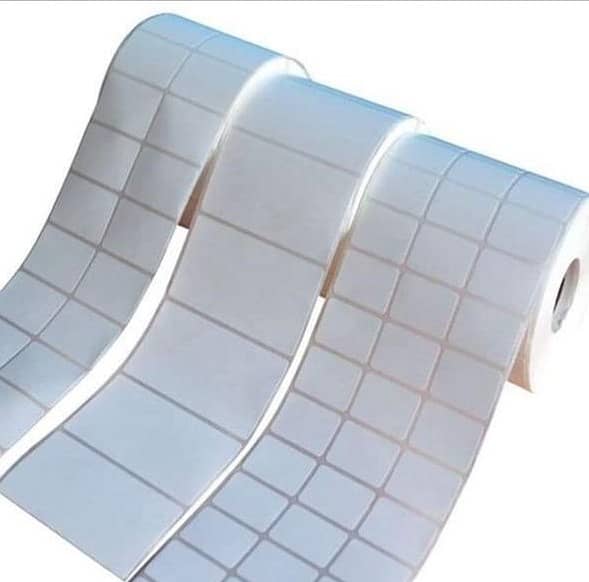 Thermal Printer Paper Roll Barcode label sticker roll wax ribbon film 10