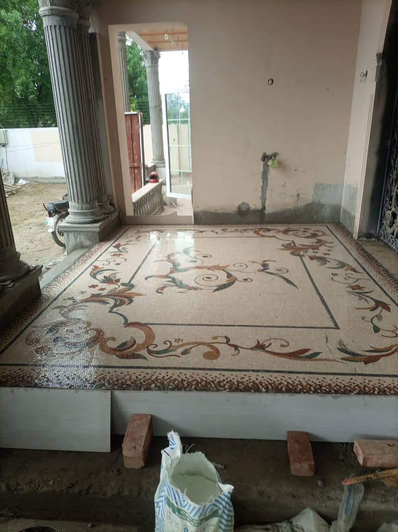 Marble Art Work/Marble Mosaic/Wall Frame/Mosaic Craft, Calligraphy 4