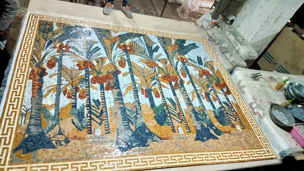 Marble Art Work/Marble Mosaic/Wall Frame/Mosaic Craft, Calligraphy 15